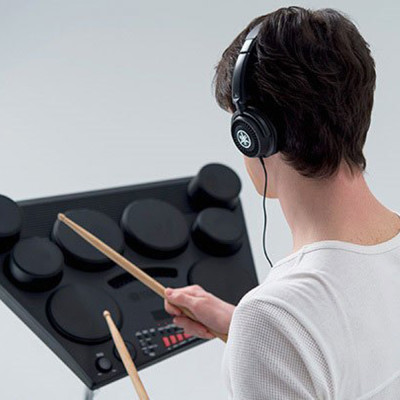 Bộ Trống điện tử Yamaha DD-75 (Electronic Portable Digital Drum DD75 - Có tem chống hàng giả Bộ CA - Nguồn, Dùi Trống, Pedal,) - Kèm Kèn Kazoo DreamMaker