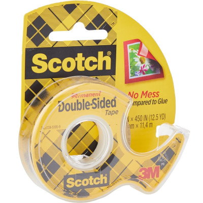 Băng keo 2 mặt đa năng trong suốt có khung cắt Scotch 3M SB-BK137 - Dán đồ thủ công craft, dán hồ sơ, gói quà, sửa vết rách