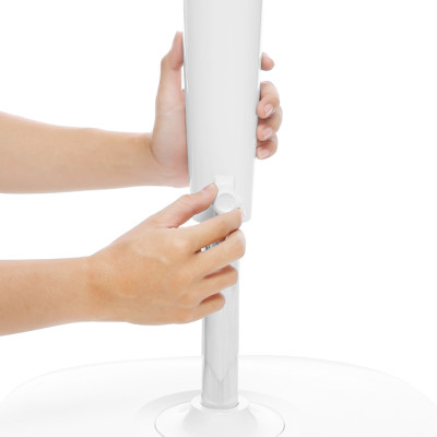 Quạt đứng Toshiba F-LSD30(W)VN - Điều khiển từ xa núm xoay vô cực - 9 cánh - DC inverter tiết kiệm điện 70% - Cảm biến nhiệt độ - Màn hình LED hiển thị - Hàng chính hãng, bảo hành 12 tháng, chất lượng Nhật Bản