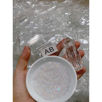 Đá Rắc Làm Nail Siêu Sáng Màu Trắng Size Nhỏ, Đá Gắn Móng Hàn Quốc Trang Trí Nail Đẹp - Nail Phương Miu