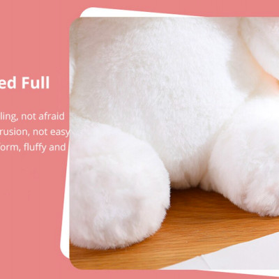 Thú nhồi bông thỏ cà rốt dâu tây 2 trong 1 - Size từ 18 đến 35cm - Quà tặng gấu bông thỏ siêu dễ thương - Gối ôm mềm mịn cho bé