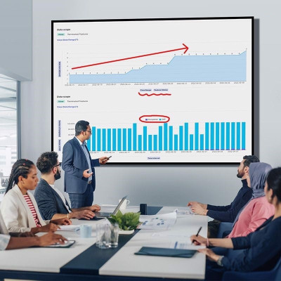 Bút Trình Chiếu Baseus Orange Dot AI Wireless Presenter WKCD020013, Nhận Diện Giọng Nói & Sử Dụng Màn Hình TV- Hàng Chính Hãng