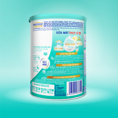 Sữa bột Nestlé NAN OPTIPRO PLUS 1 400G/lon với 5HMO Sản Xuất tại Thụy Sĩ (0 - 6 tháng)