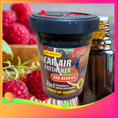 Sáp thơm ôtô thiên nhiên tiện dụng Acana 130g (hương hoa hồng)