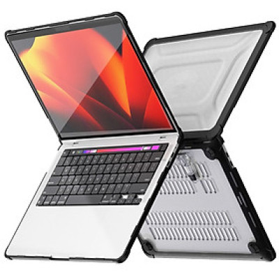 Ốp lưng cho Macbook Pro 14/Pro 16/Air 13/Air 15" Zaki Evoshell Case chống sốc - Hàng Chính Hãng