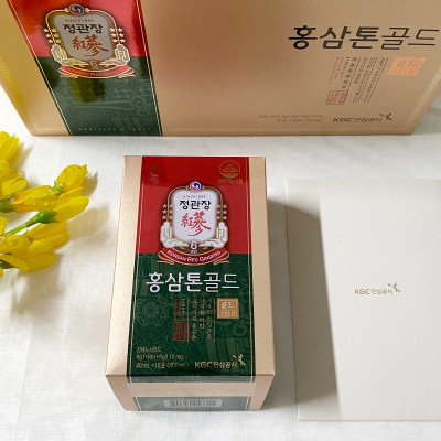 Nước Hồng Sâm Pha Sẵn Tonic Gold KGC Cheong Kwan Jang (40ml x 30 gói, 10 gói)