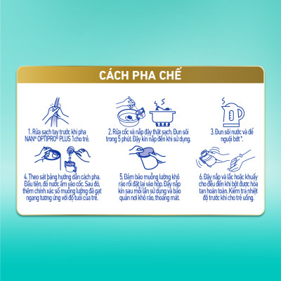 Sữa bột Nestlé NAN OPTIPRO PLUS 1 800g/lon với 5HMO Sản Xuất Tại Thụy Sĩ (0 - 6 tháng)