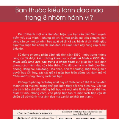 Giải Mã Hành Vi DISC: Bạn Thuộc Kiểu Lãnh Đạo Nào Trong 8 Nhóm Hành Vi?
