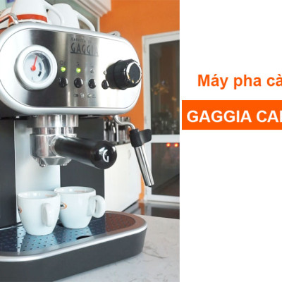 Máy pha cà phê Gaggia Carezza Deluxe - Hàng chính hãng 