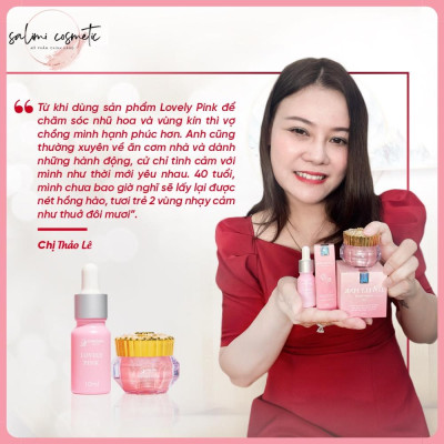 Kem Làm Hồng Nhũ Hoa & Bikini LOVELY PINK, Chăm Sóc Da Vùng Kín & Nhũ Hoa, Dưỡng Da Sáng Hồng