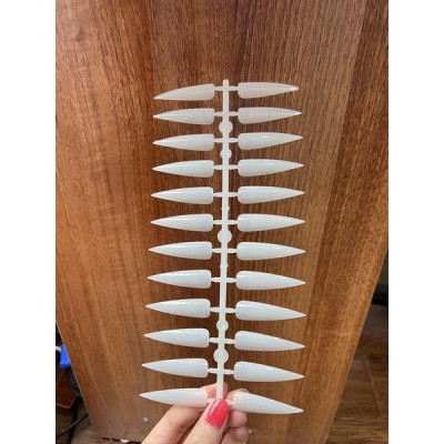 Vỉ Móng Mẫu 240 Móng Form Nhọn Tập Vẽ Tập Sơn, Nhựa Cao Cấp, Phù Hợp Học Viên Và Thợ Làm Nail, Gói 10 Vỉ 24 Móng Nữ