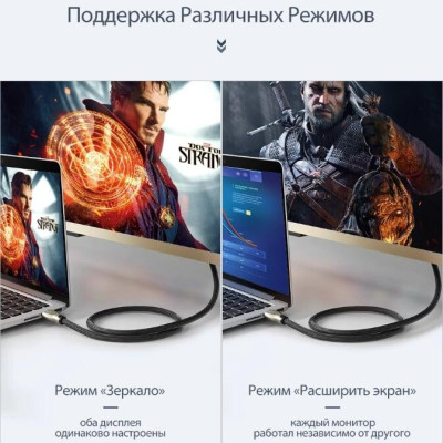 Ugreen UG11189HD102TK 1M màu Đen Cáp tín hiệu HDMI vỏ bọc lưới cao cấp - HÀNG CHÍNH HÃNG