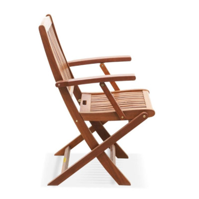 Ghế Xếp Bungus Có Tay IBIE NC2021 (63 x 48 x 95 cm) - Nâu