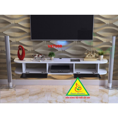 Kệ ti vi treo tường VKTV09A ( KT 120x20x24cm) - Nội thất lắp ráp