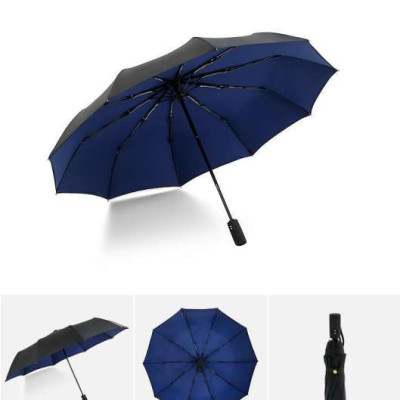 Ô Dù Chống Tia UV Chống Nắng Che Mưa Và Thanh Đỡ Bằng Hợp Kim Nhôm - Gấp Gọn Dễ Dàng- Hàng Chính Hãng MINIIN