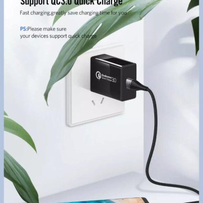 Ugreen UG50872ED017TK 0.5M màu Xám Cáp sạc truyền dữ liệu USB 2.0 sang MICRO USB đầu mạ thiếc - HÀNG CHÍNH HÃNG