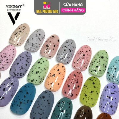 Top Trứng Cut Vinimay Chai Lẻ 15ml Hàng Cao Cấp Tạo Hiệu Ứng Chấm Loang Đen Nhanh Khô Chuyên Dùng Cho Thợ Nail - Nail Phương Miu Làm Nail