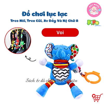 Lục Lạc Treo Nôi, Treo Cũi, Xe Đẩy Và Kệ Chữ A - Làm Bằng Vải Dễ Vệ Sinh - Pipo Vietnam
