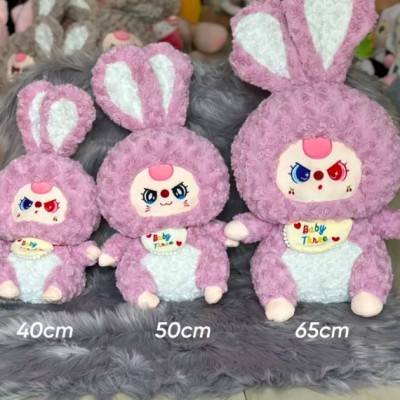 Thú nhồi bông baby three thỏ thị trấn đáng yêu - Size từ 40 đến 65cm - Quà tặng gấu bông bb3 êm mịn cho bé.