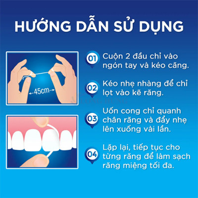 Chỉ nha khoa Oral-B Essential Floss (50m) - Hàng chính hãng