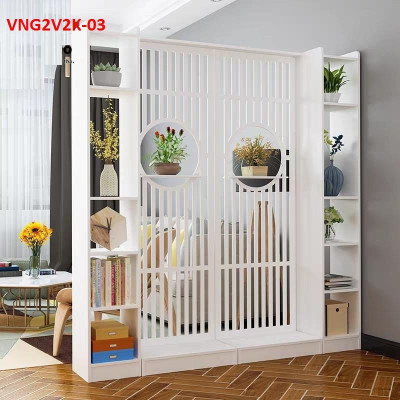 VÁCH NGĂN ĐÔI KẾT HỢP KỆ VNG2V2K-002 