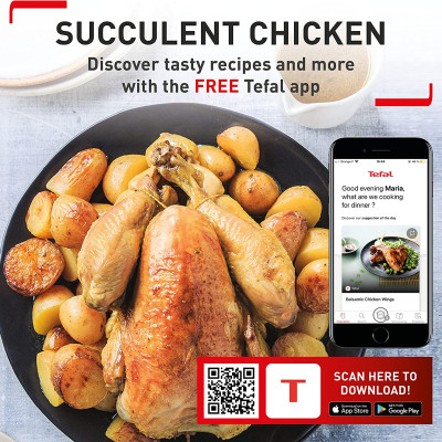 Nồi Chiên Không Dầu Kiêm Lò Nướng TEFAL FW5018 Easy Fry Over & Grill 9-IN-1, Nhập Khẩu Đức Dung Tích 11L, 9 Chức Năng Công Suất 2000W - Hàng Nhập Khẩu