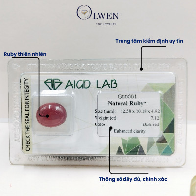 Viên đá Ruby thiên nhiên_HA-RB00008 - G00001