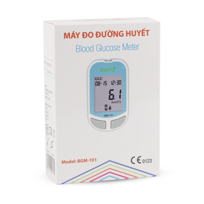 Que thử đường huyết Maxvi (hộp 25 que)