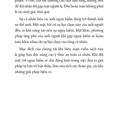 Tự Cứu Khi Gặp Nguy Hiểm (Bản in năm 2023)