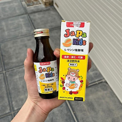 Siro Ăn Ngon Japa Kids Tăng Cường Tiêu Hóa Cho Bé Lọ 100ml