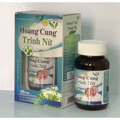 Hoàng cung trinh nữ - Hộp 60 Viên - Phụ Nữ Bị U Nang , U Xơ Tử Cung, Nam giới U Xơ Tiền Liệt Tuyến, Vinaphar