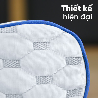 Gối nằm Cao Su Thiên Nhiên Tatana Cong Thái Học size 40x60 cm ,Chống Đau Cổ Vai Gáy ,Vỏ Áo Làm Mát, Thoáng Khí Êm Ái