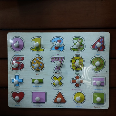 Bảng Núm Gỗ, Đồ Chơi Gỗ Nhiều Chủ Đề, Đồ Chơi Giáo Dục Sớm Cho Bé, Đồ Chơi Trẻ Em Asstar