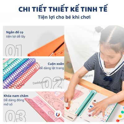 Đồ chơi cho bé gái thiết kế thời trang DIY Mideer Little Designer