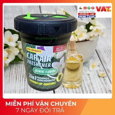 Sáp thơm ôtô thiên nhiên tiện dụng Acana 130g (hương hoa hồng)