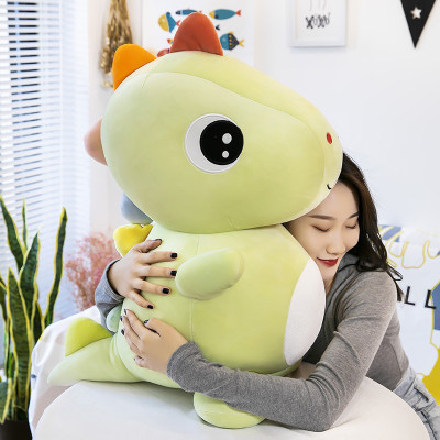 Gấu bông khủng long mắt lồi vây 7 màu siêu mềm siêu dễ thương (25cm) vải miniso mềm mại êm ái, an toàn cho trẻ nhỏ