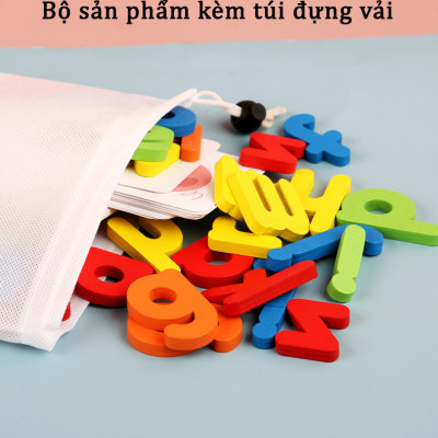 Đồ chơi ghép hình đánh vần chữ tiếng anh cho bé - làm quen tiếng anh cho bé từ 3 tuổi