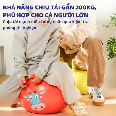 Bóng tập yoga Mideer Sensory Training Bounce Ball, Bóng hơi rèn luyện giác quan cho bé