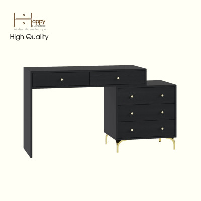 HAPPY FURNITURE ,Bàn làm việc 5 ngăn kéo - HAPPI, BAN_140 , 110cm x 45cm x 78cm DxRxC