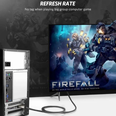 Ugreen UG30120DP107TK 2M Màu Đen Cáp 2 Đầu Displayport V1.2 cao cấp hỗ trợ 4K*2K 60GHz - HÀNG CHÍNH HÃNG