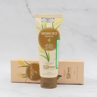 Tẩy Tế Bào Chết Cho Da Mặt Tinh Chất Gạo Benew Brown Rice Feeling Gel (120ml) – Hàng Chính Hãng