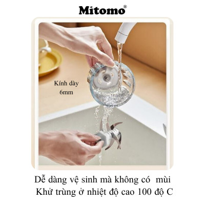 Máy xay ăn dặm cho bé, xay thịt đa năng Mitomo MT-350 - Hàng chính hãng