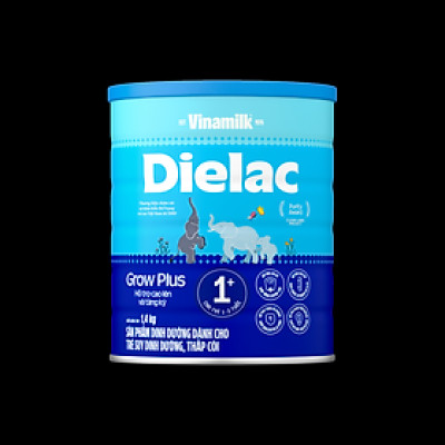 HỘP SỮA BỘT VINAMILK DIELAC GROW PLUS 1+ 1.5KG (CHO TRẺ TỪ 1 - 2 TUỔI)