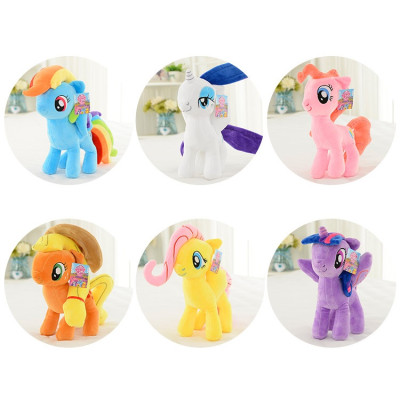 Gấu bông ngựa pony nhiều màu, quà tặng thú nhồi bông kỳ lân nhập khẩu cao cấp