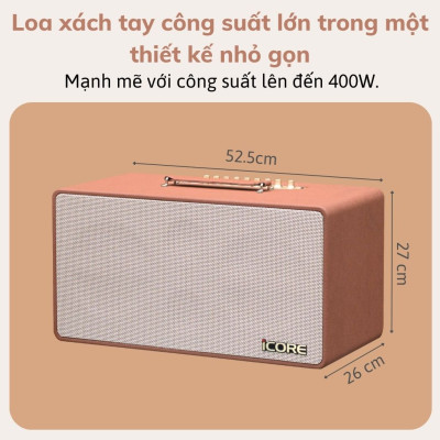 Loa Karaoke Xách Tay iCore S8 - Hàng chính hãng