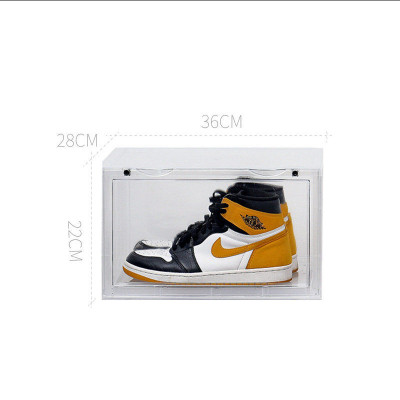 Hộp Đựng Giày Dép Bằng Nhựa Cứng Nắp Trong Suốt - Chịu Lực Tốt - Cửa Nam Châm - Dễ Dàng Tháo Lắp - Hàng Cao Cấp