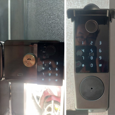  Khóa cửa thông minh chống nước G05 - 2 Mặt Vân Tay &  APP TTlock Bluetooth quản lý 2 mặt trong ngoài ( Hàng nhập khẩu)