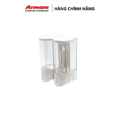 Hộp Đựng Xà Phòng Treo Tường Đôi ATMOR DH-SBD-102W (HÀNG CHÍNH HÃNG)
