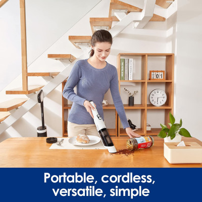 Máy Hút Bụi Xe Hơi, Máy Hút Bụi Không Dây TINECO Pure One Mini S4 Thương Hiệu Mỹ Lực Hút 11,000 Pa, Công Suất 220 W - Hàng Chính Hãng - Bảo Hành 24 Tháng