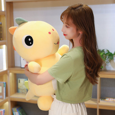 Gấu bông khủng long mắt lồi vây 7 màu siêu mềm siêu dễ thương (25cm) vải miniso mềm mại êm ái, an toàn cho trẻ nhỏ